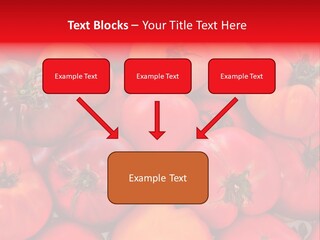 Red And Yellow Heirloom Tomatoes PowerPoint Template