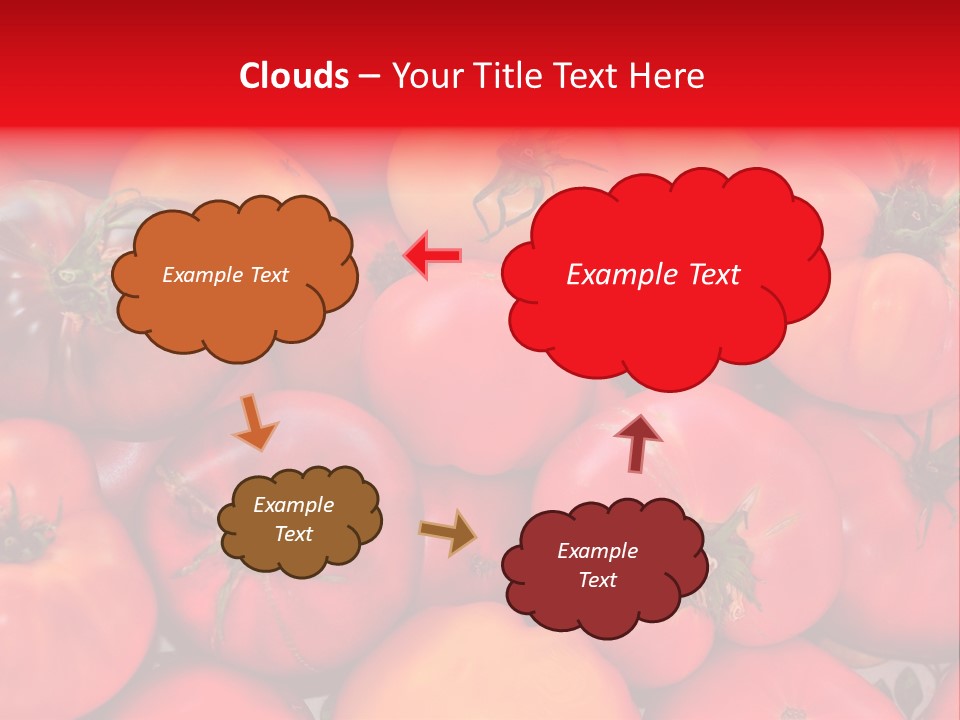 Red And Yellow Heirloom Tomatoes PowerPoint Template