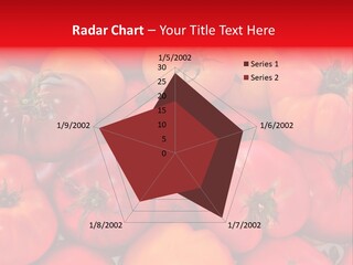 Red And Yellow Heirloom Tomatoes PowerPoint Template
