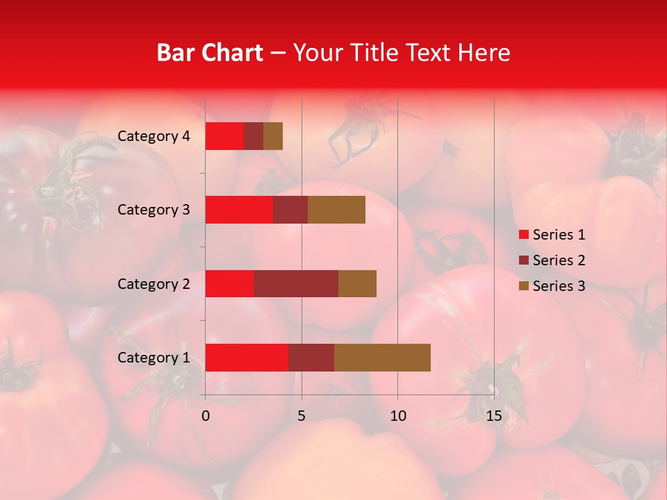 Red And Yellow Heirloom Tomatoes PowerPoint Template