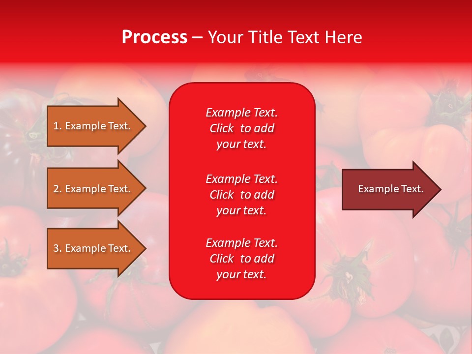 Red And Yellow Heirloom Tomatoes PowerPoint Template