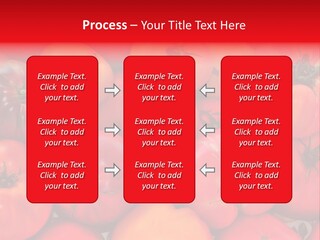 Red And Yellow Heirloom Tomatoes PowerPoint Template