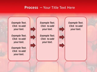Red And Yellow Heirloom Tomatoes PowerPoint Template