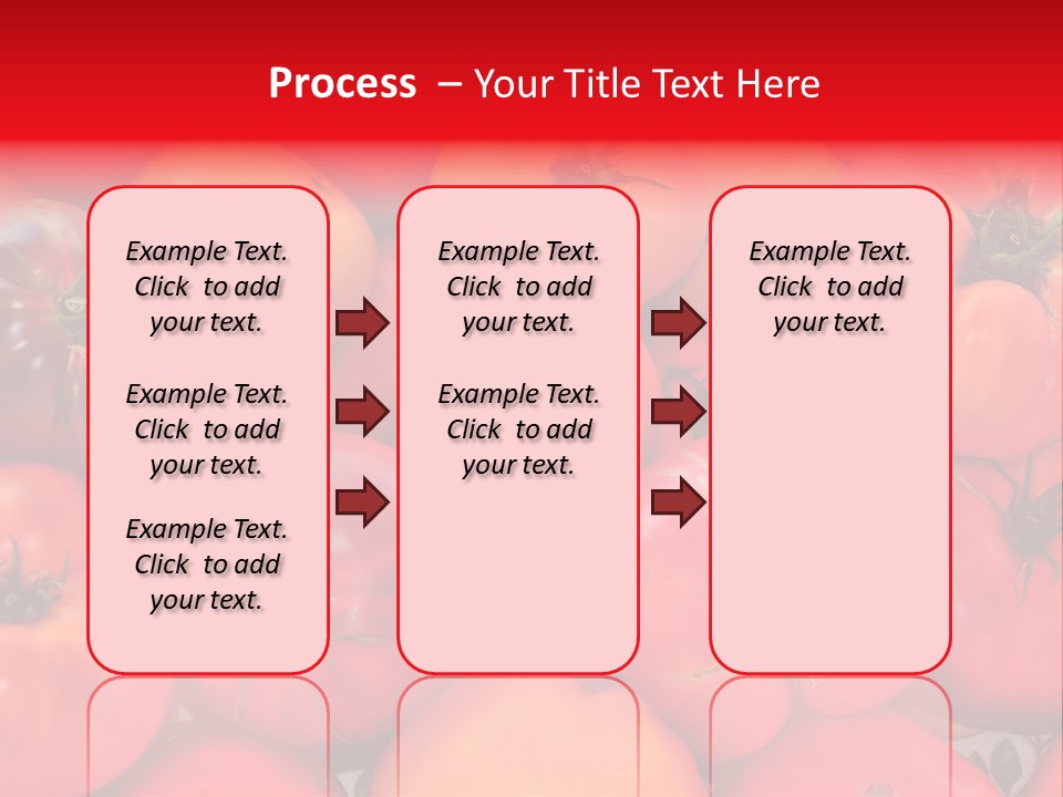 Red And Yellow Heirloom Tomatoes PowerPoint Template