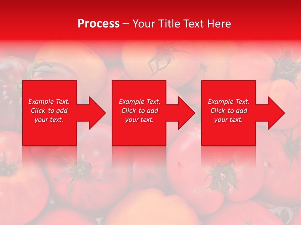 Red And Yellow Heirloom Tomatoes PowerPoint Template