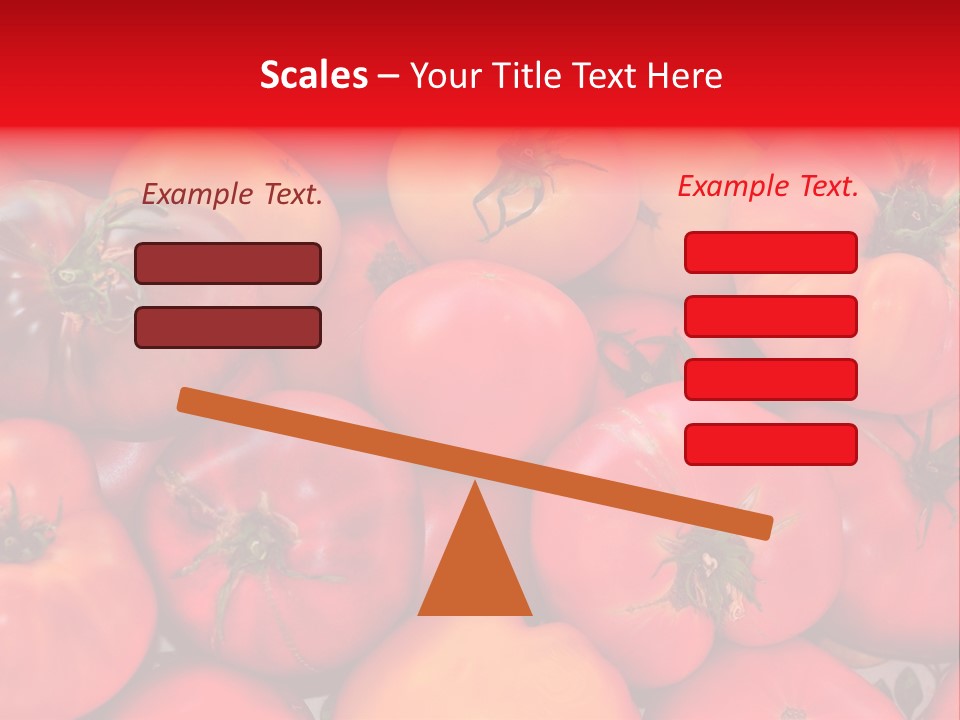 Red And Yellow Heirloom Tomatoes PowerPoint Template