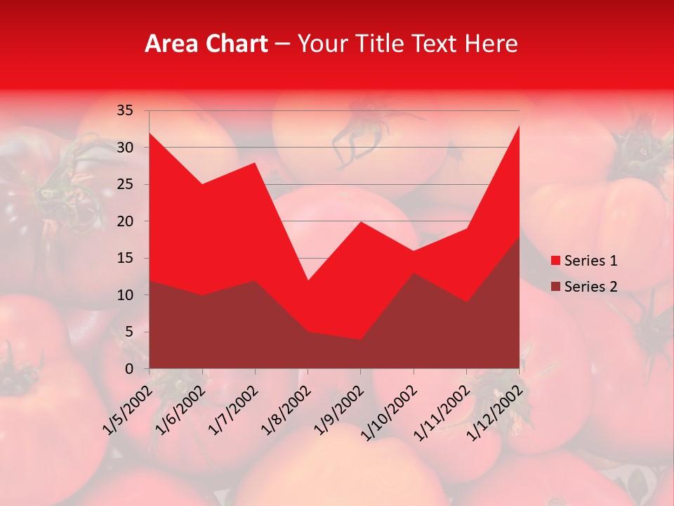 Red And Yellow Heirloom Tomatoes PowerPoint Template