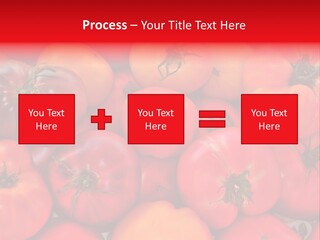 Red And Yellow Heirloom Tomatoes PowerPoint Template