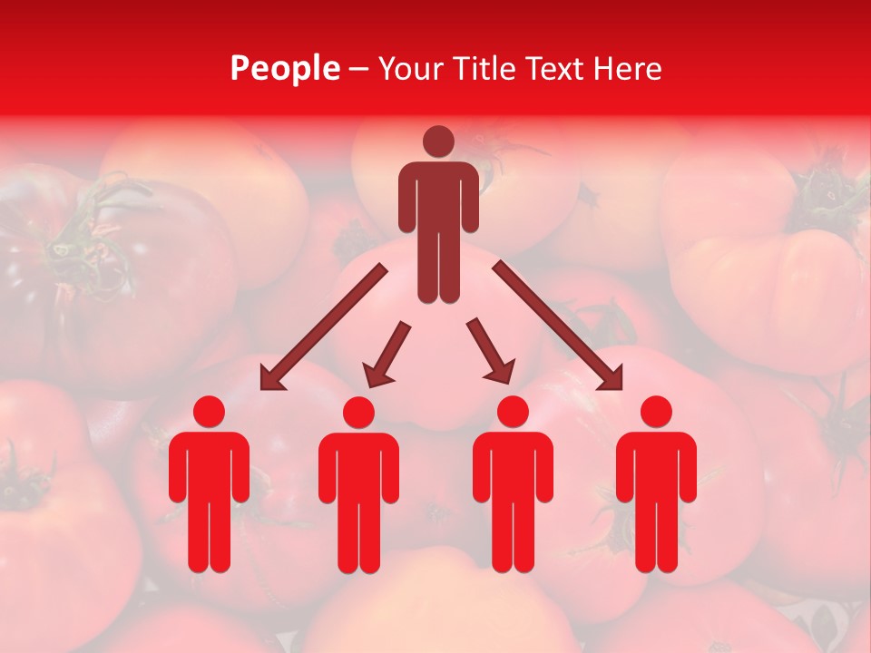 Red And Yellow Heirloom Tomatoes PowerPoint Template