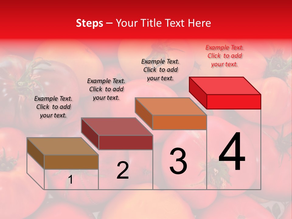 Red And Yellow Heirloom Tomatoes PowerPoint Template