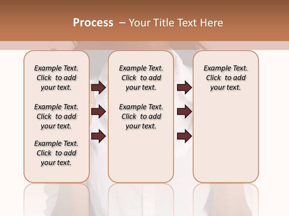 African American Businesswoman Smiling Showing Fingers Crossed PowerPoint Template