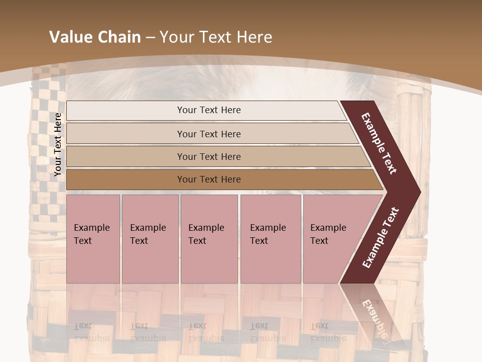 Upside Down American Curl Cat On Chair, On White Background PowerPoint Template