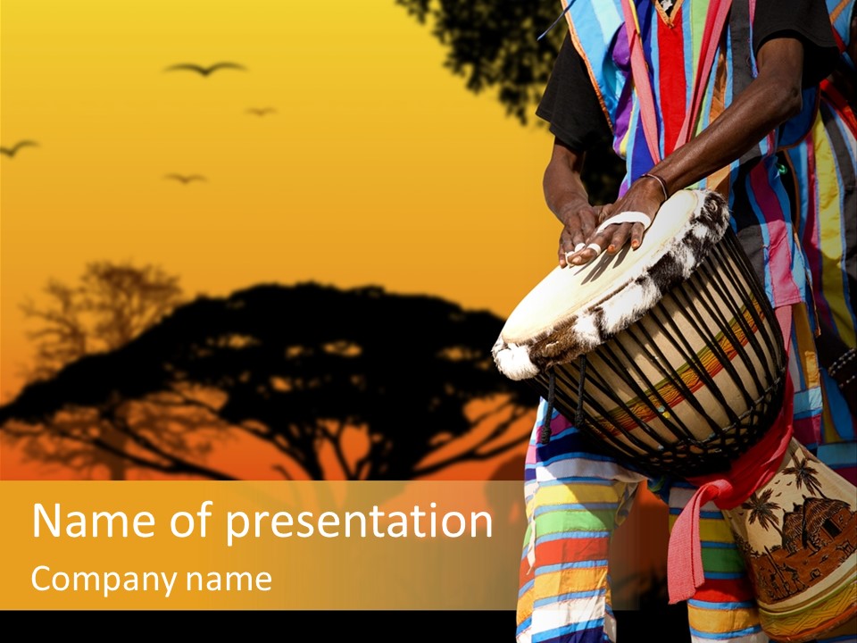 Africa Sound PowerPoint Template