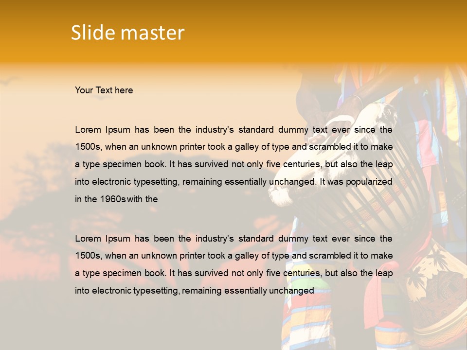 Africa Sound PowerPoint Template