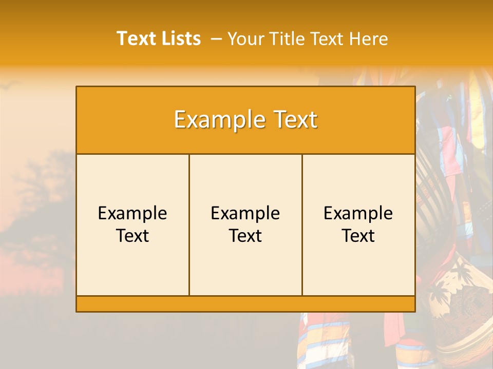 Africa Sound PowerPoint Template