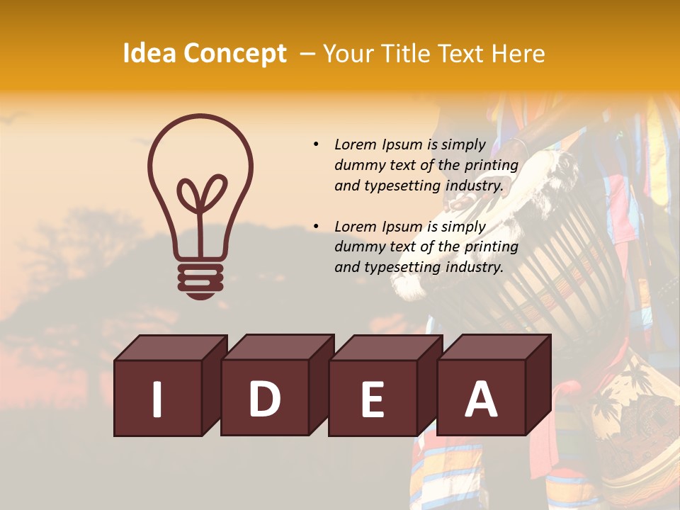 Africa Sound PowerPoint Template