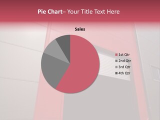 Open Door Of The Modern Industrial Storage Warehouse PowerPoint Template