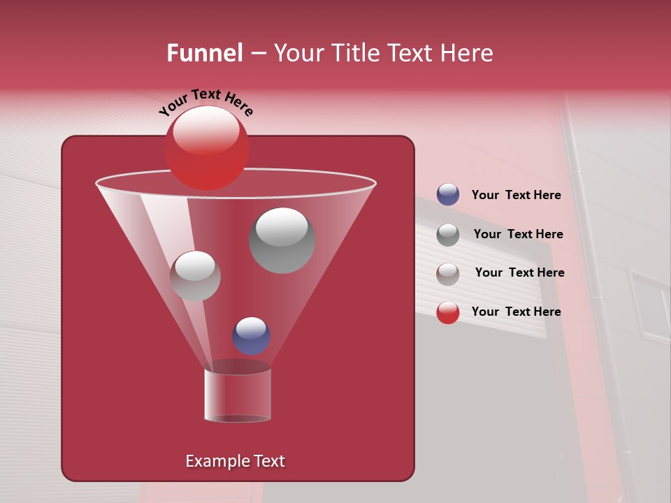 Open Door Of The Modern Industrial Storage Warehouse PowerPoint Template