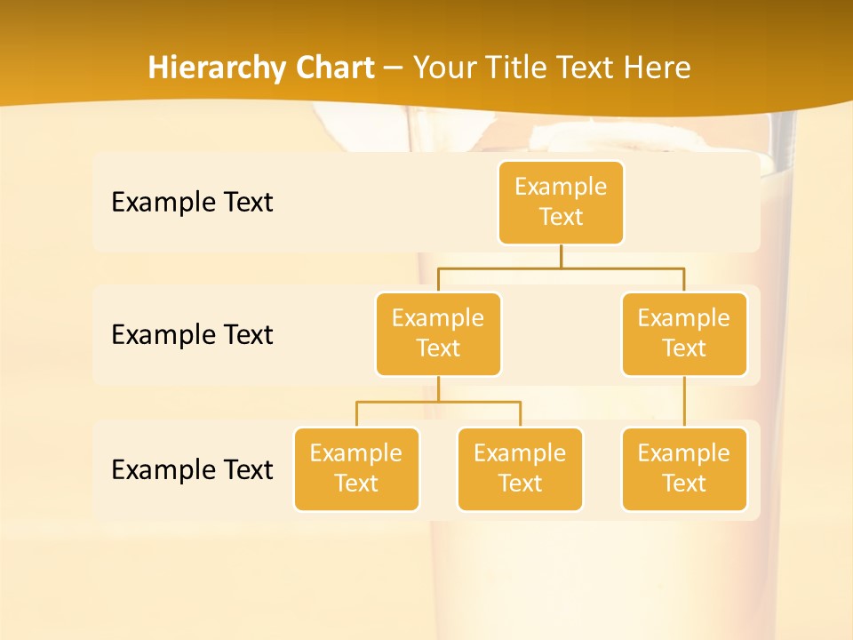 A Glass Of Milk With A Banana On Top Of It PowerPoint Template