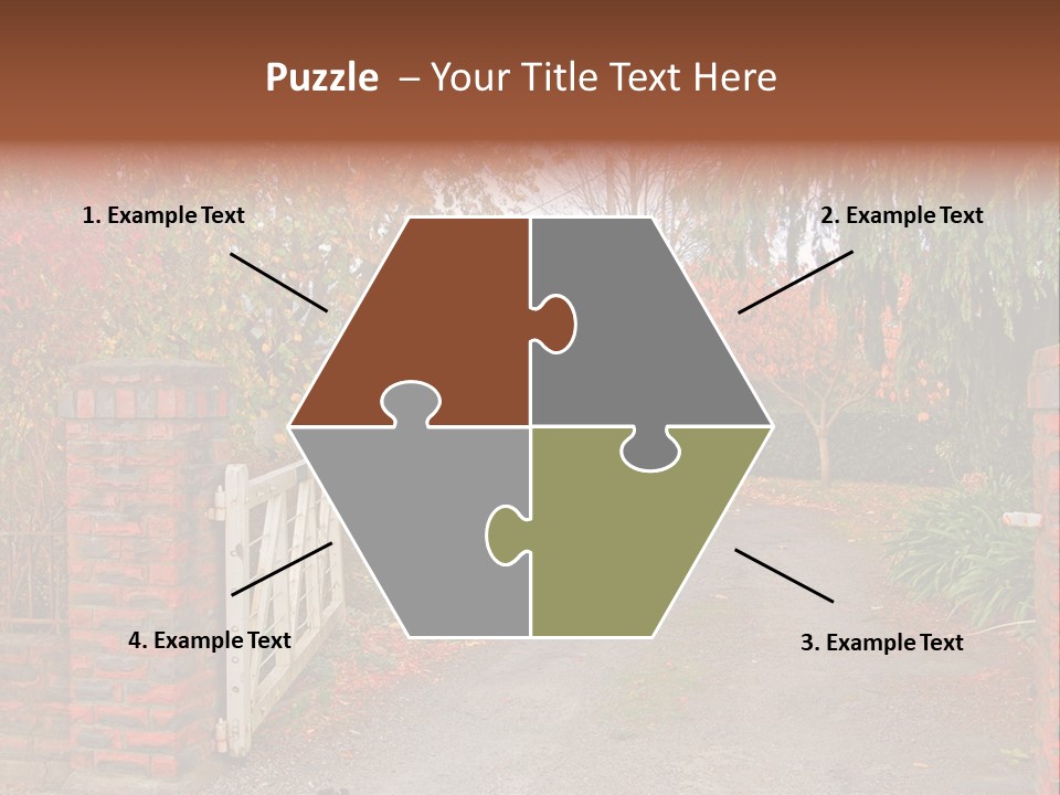 Portrait Of Young Elegance Woman Stroking Her Beautiful Face PowerPoint Template