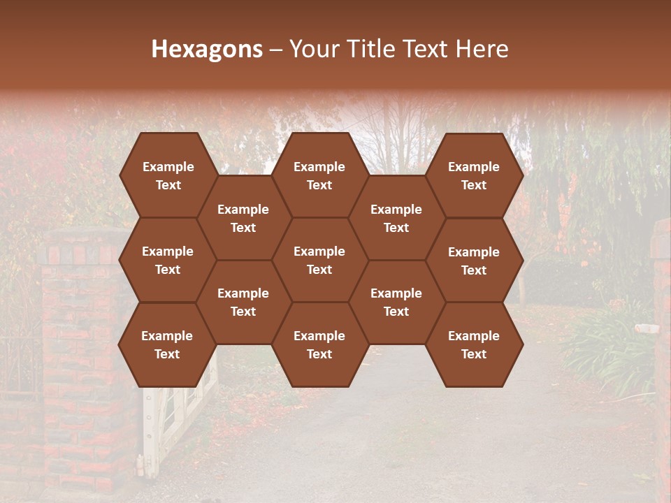 Portrait Of Young Elegance Woman Stroking Her Beautiful Face PowerPoint Template