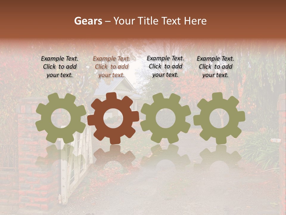 Portrait Of Young Elegance Woman Stroking Her Beautiful Face PowerPoint Template