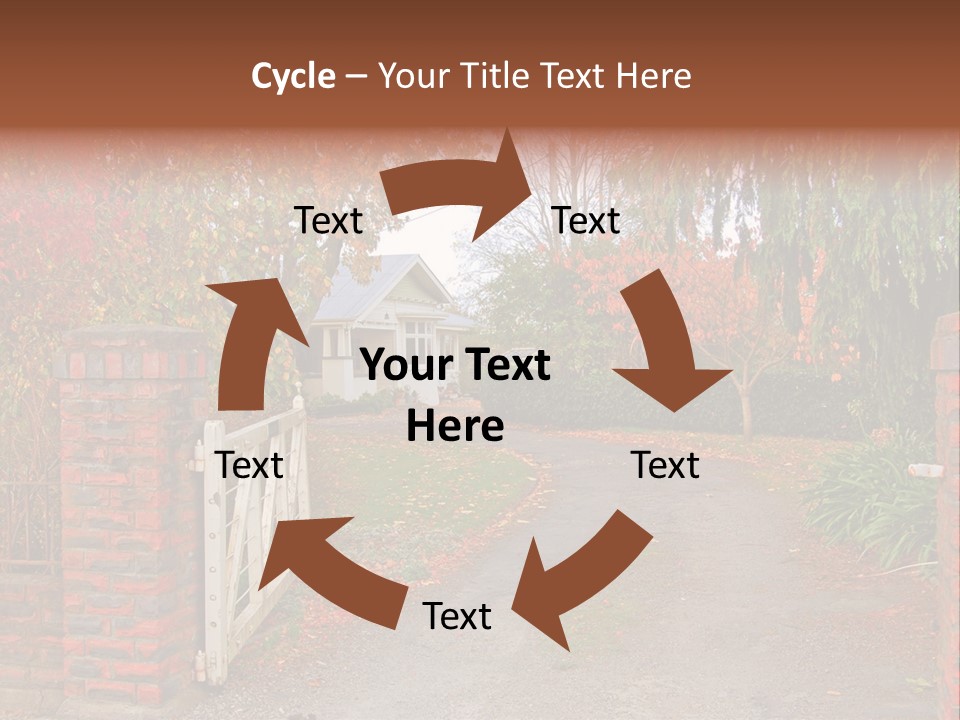 Portrait Of Young Elegance Woman Stroking Her Beautiful Face PowerPoint Template