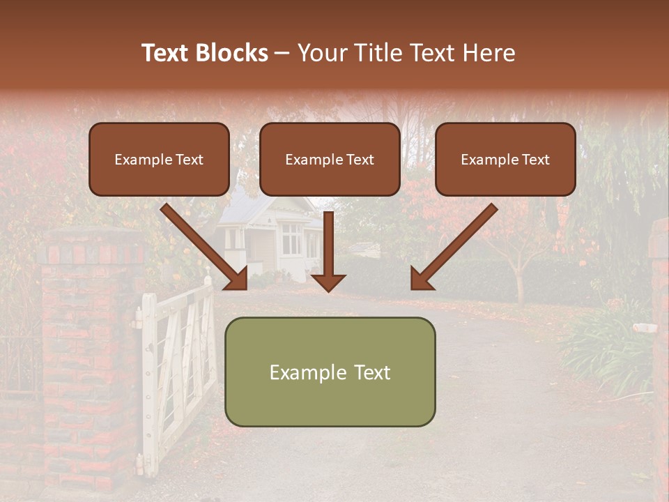 Portrait Of Young Elegance Woman Stroking Her Beautiful Face PowerPoint Template