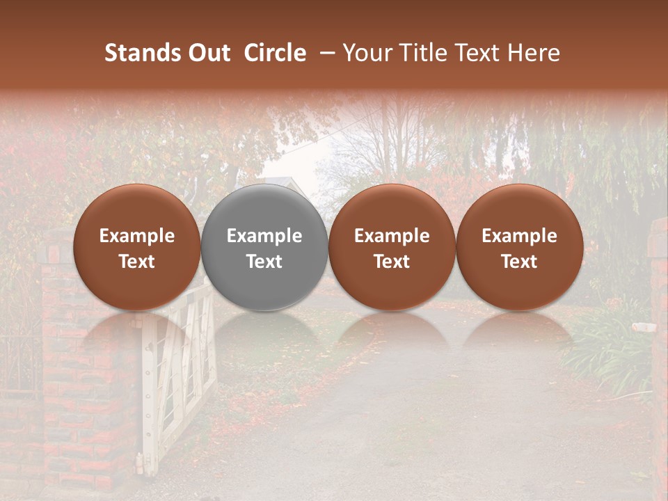 Portrait Of Young Elegance Woman Stroking Her Beautiful Face PowerPoint Template