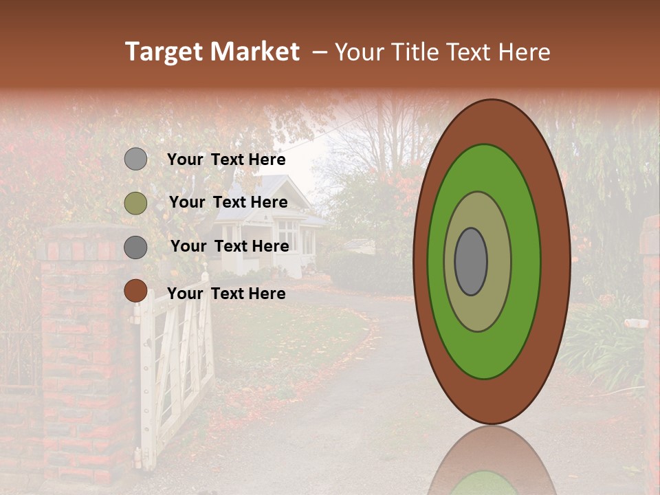 Portrait Of Young Elegance Woman Stroking Her Beautiful Face PowerPoint Template