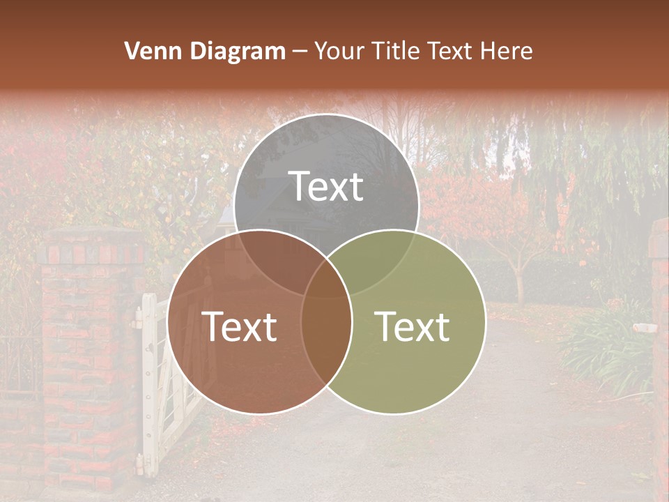 Portrait Of Young Elegance Woman Stroking Her Beautiful Face PowerPoint Template