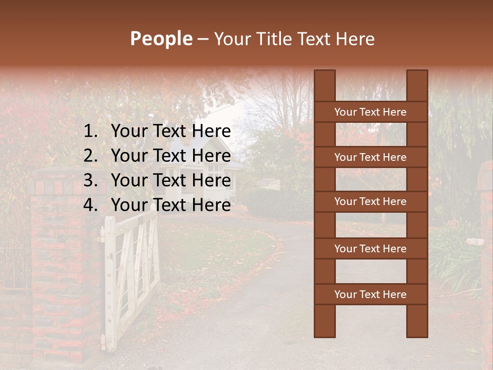 Portrait Of Young Elegance Woman Stroking Her Beautiful Face PowerPoint Template