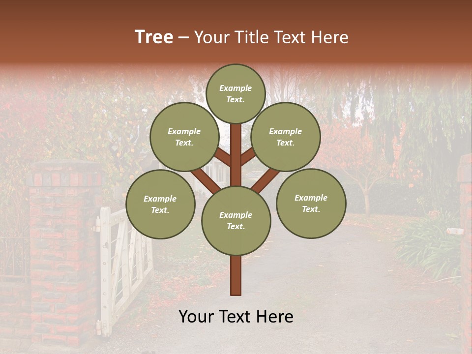 Portrait Of Young Elegance Woman Stroking Her Beautiful Face PowerPoint Template