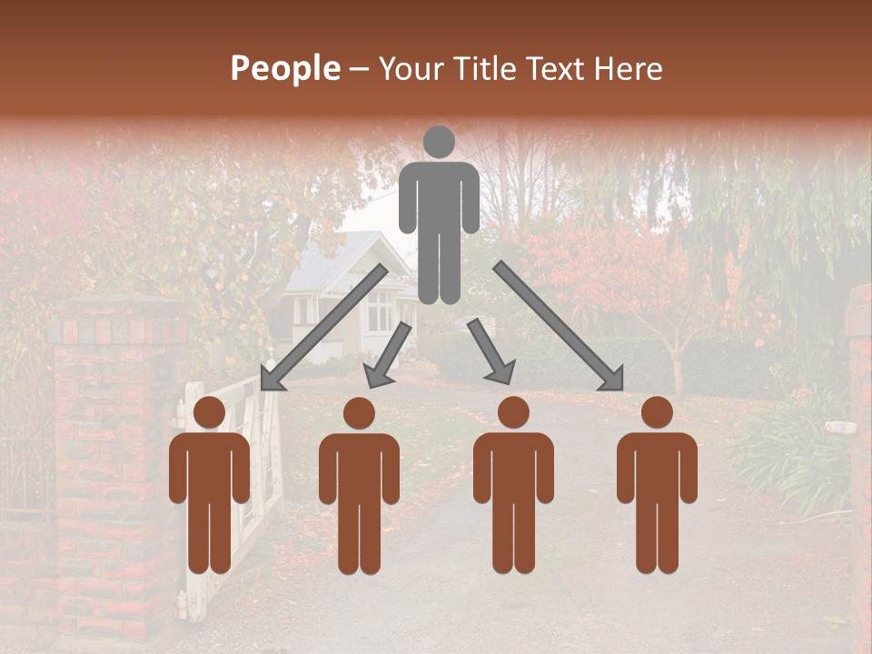 Portrait Of Young Elegance Woman Stroking Her Beautiful Face PowerPoint Template