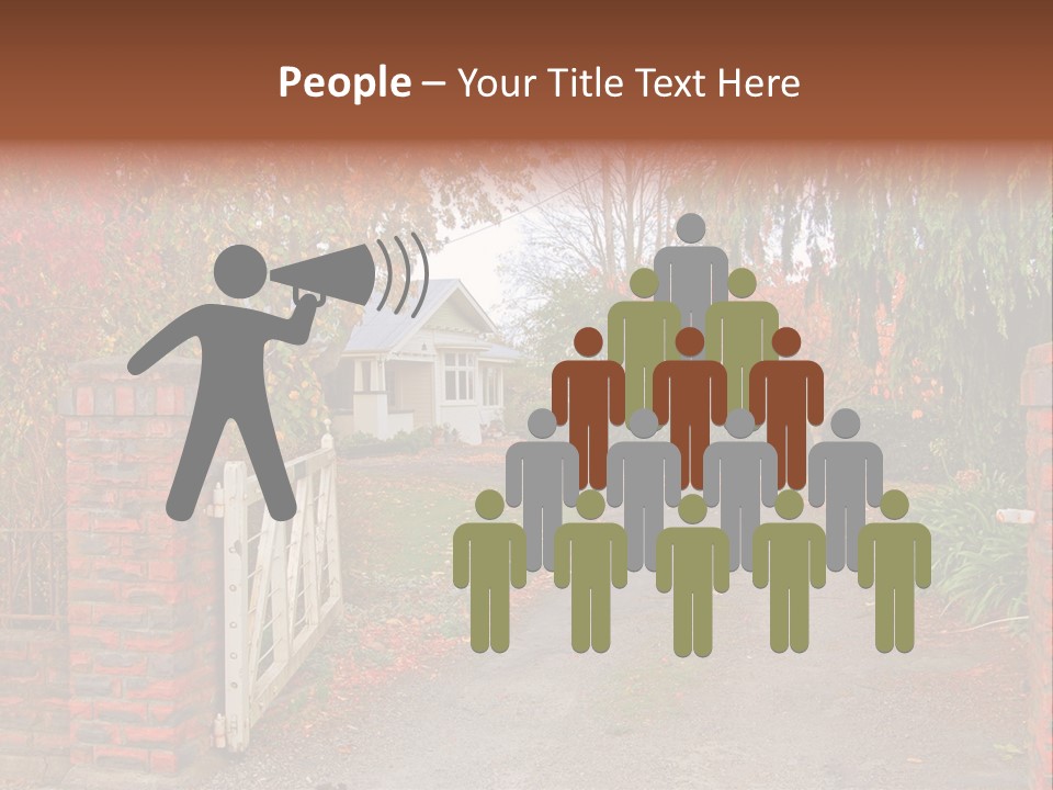 Portrait Of Young Elegance Woman Stroking Her Beautiful Face PowerPoint Template