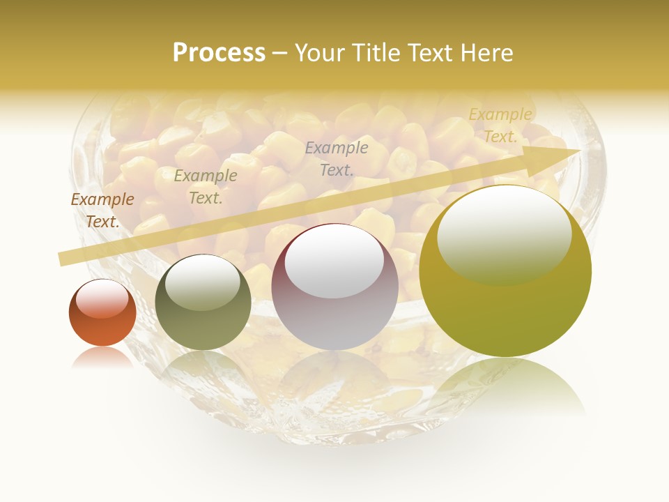 Sweetcorn In Crystal Bowl PowerPoint Template