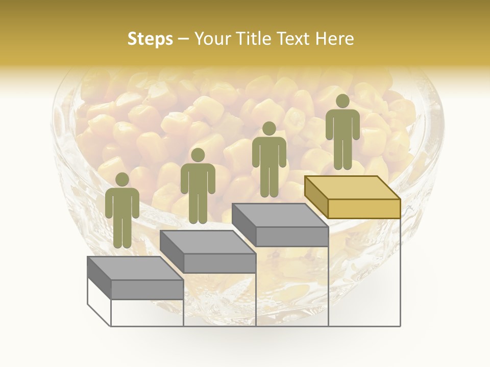 Sweetcorn In Crystal Bowl PowerPoint Template