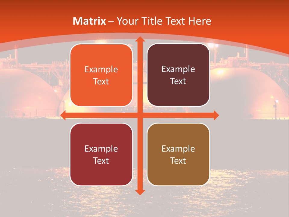 Oil And Gas Industry АБ?? Liquefied Natural Gas Tanker Lng PowerPoint Template