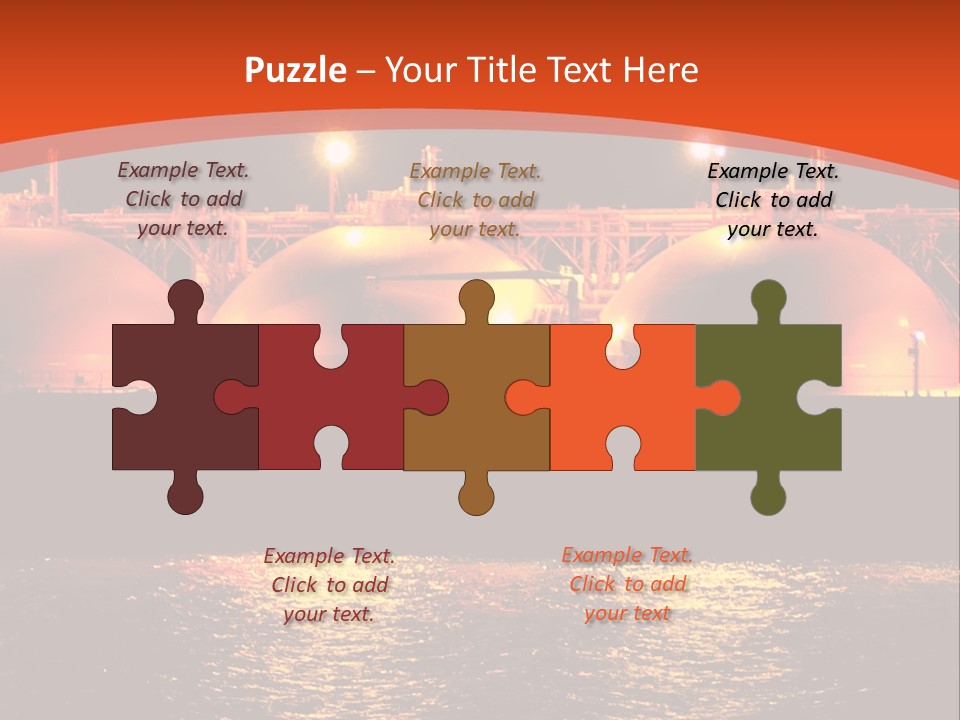 Oil And Gas Industry АБ?? Liquefied Natural Gas Tanker Lng PowerPoint Template