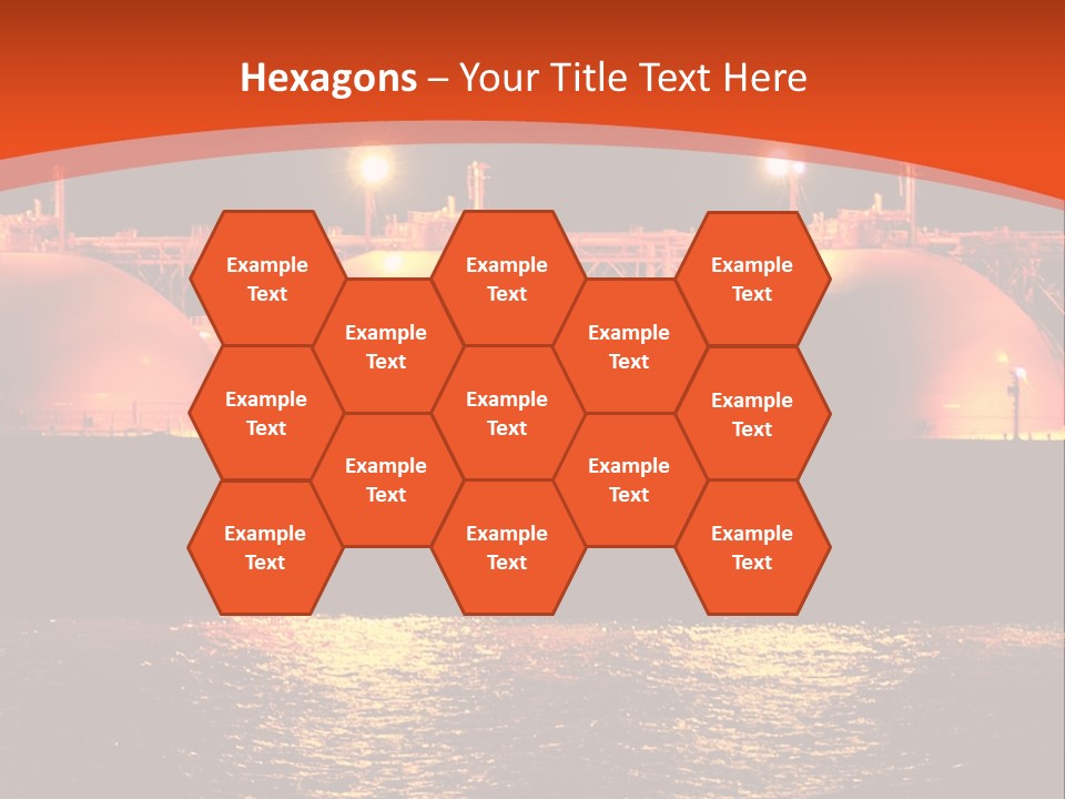 Oil And Gas Industry АБ?? Liquefied Natural Gas Tanker Lng PowerPoint Template