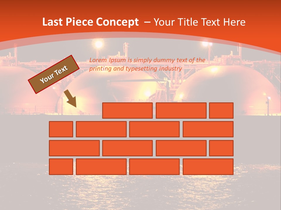 Oil And Gas Industry АБ?? Liquefied Natural Gas Tanker Lng PowerPoint Template