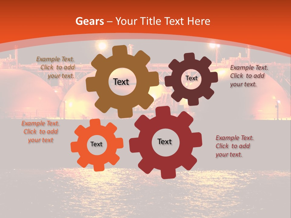 Oil And Gas Industry АБ?? Liquefied Natural Gas Tanker Lng PowerPoint Template