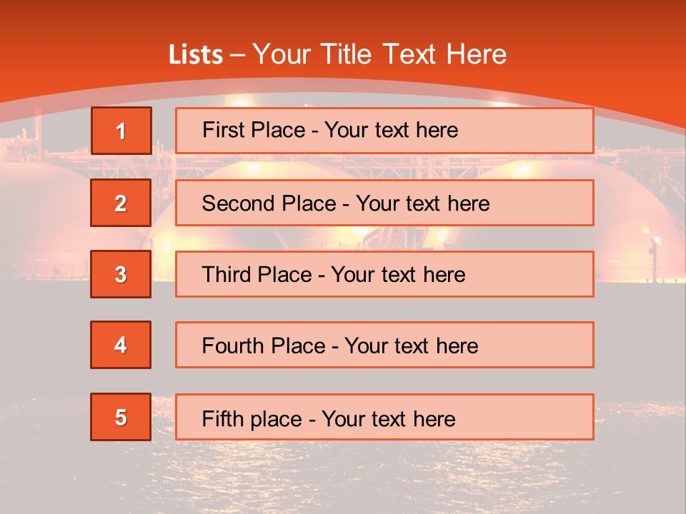 Oil And Gas Industry АБ?? Liquefied Natural Gas Tanker Lng PowerPoint Template