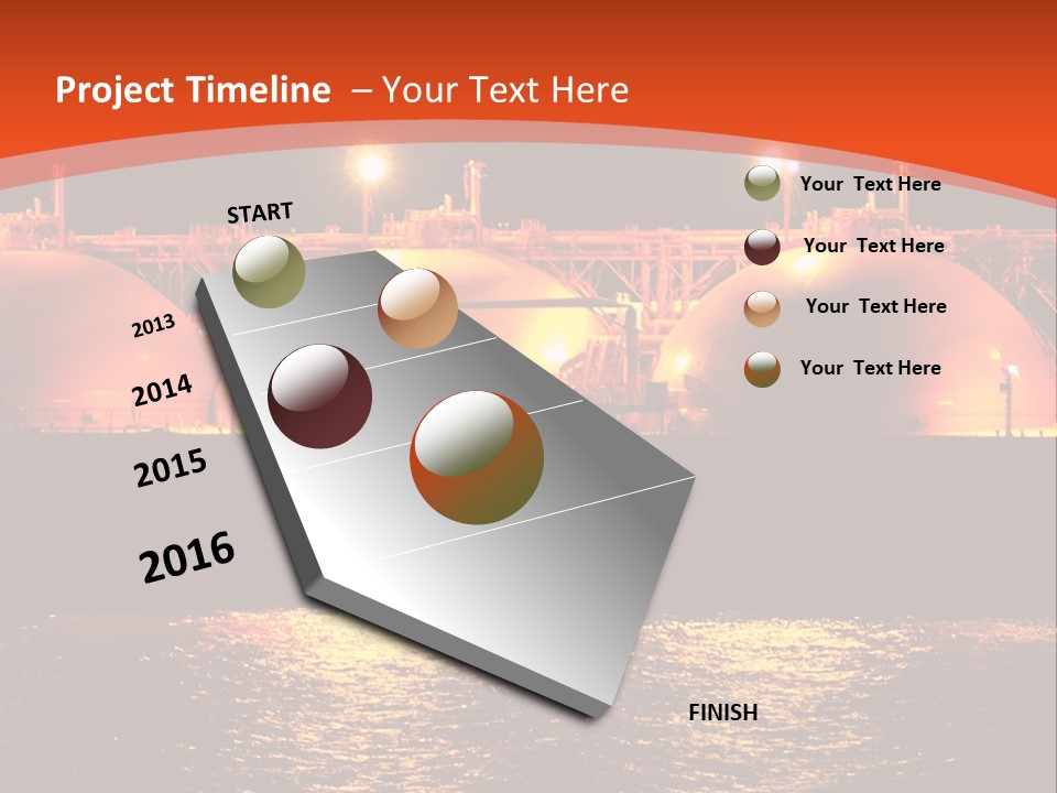 Oil And Gas Industry АБ?? Liquefied Natural Gas Tanker Lng PowerPoint Template