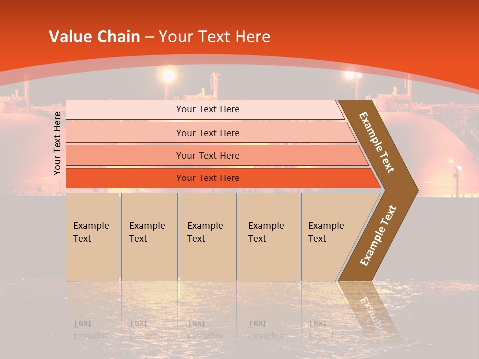 Oil And Gas Industry АБ?? Liquefied Natural Gas Tanker Lng PowerPoint Template