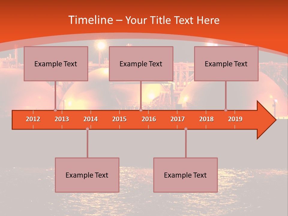 Oil And Gas Industry АБ?? Liquefied Natural Gas Tanker Lng PowerPoint Template