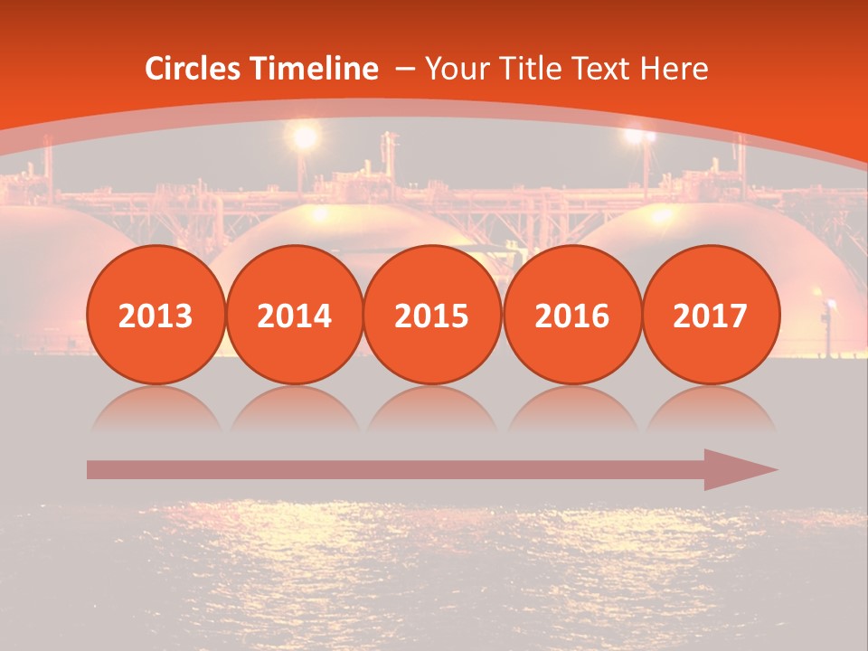 Oil And Gas Industry АБ?? Liquefied Natural Gas Tanker Lng PowerPoint Template