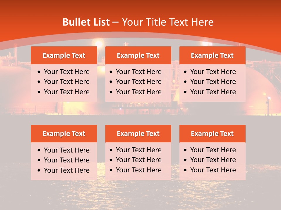 Oil And Gas Industry АБ?? Liquefied Natural Gas Tanker Lng PowerPoint Template