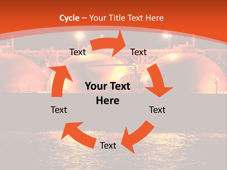Oil And Gas Industry АБ?? Liquefied Natural Gas Tanker Lng PowerPoint Template