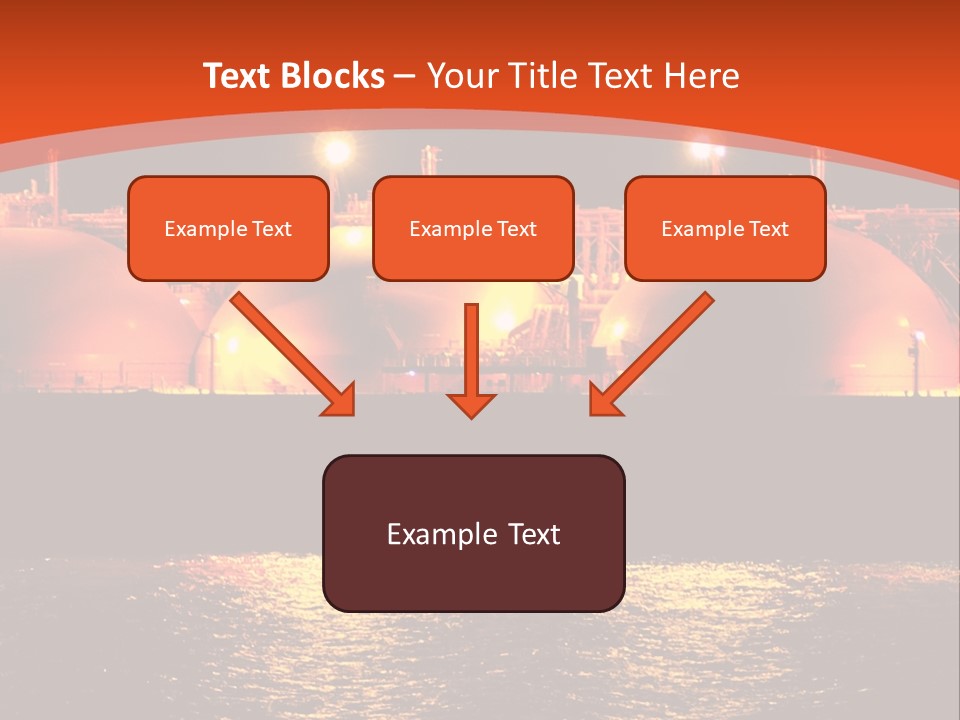 Oil And Gas Industry АБ?? Liquefied Natural Gas Tanker Lng PowerPoint Template